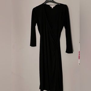 Paige black long sleeve dress